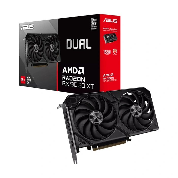 Asus Dual Radeon RX 9060 XT 16GB GDDR6 Graphics Card