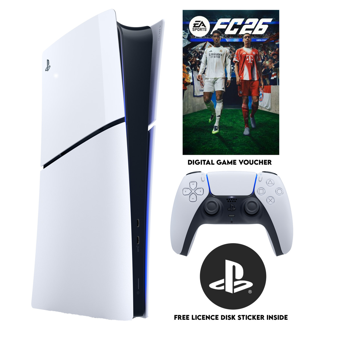 Sony Playstation 5 PS5 Slim Digital Edition | EA FC 26 Bundle