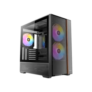 Antec FLUX Rear ARGB Tempered Glass Steel ATX Mid-Tower Gaming Case