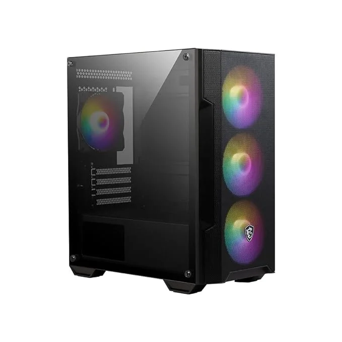MSI MAG Forge M100A m-ATX Tower Gaming PC Case - FORGE M100A