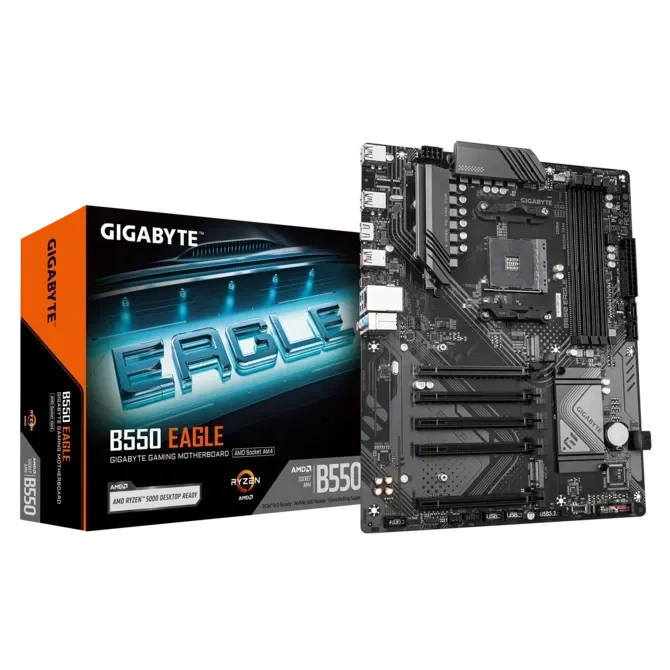 Gigabyte B550 EAGLE AMD AM4 Socket B550 AM4 ATX Motherboard