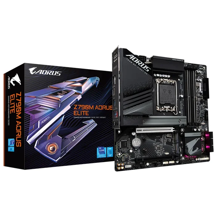Gigabyte Z790M Aorus Elite ATX Motherboard - RIG-GA-Z790M-AORUS-ELITE