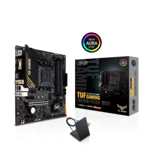 ASUS TUF GAMING A520M-PLUS WIFI AMD A520 Ryzen AM4 mATX Desktop Motherboard - GAMING A520M-PLUS WIFI