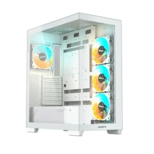 Gigabyte C500 Panoramic Stealth ATX Chassis - White