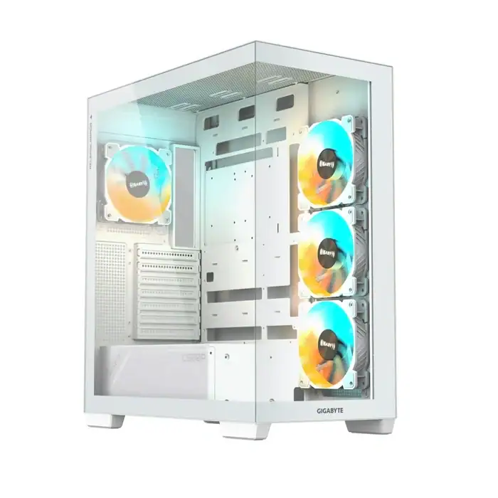 Gigabyte C500 Panoramic Stealth ATX Chassis - White