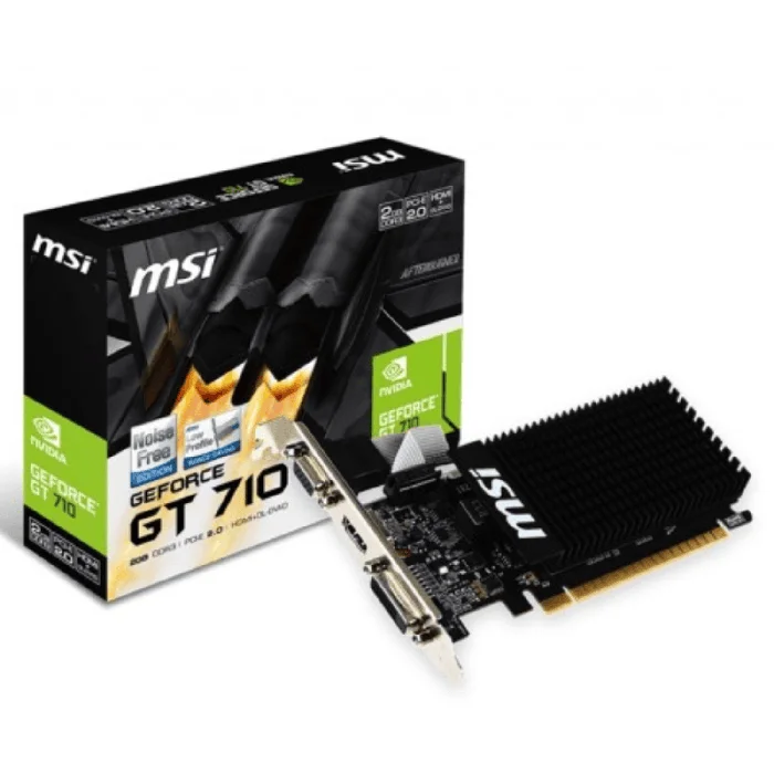 MSI GeForce GT 710 2GB DDR3 Graphics Card - GT 710 2GD3H LP