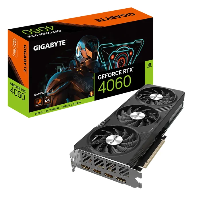 Gigabyte GeForce RTX 4060 GAMING OC 8GB Graphics Card - GV-N4060GAMING OC-8GD
