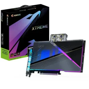 Gigabyte AORUS GeForce RTX 4080 16GB XTREME WATERFORCE WB Graphics Card - GV-N4080AORUSX WB-16GD