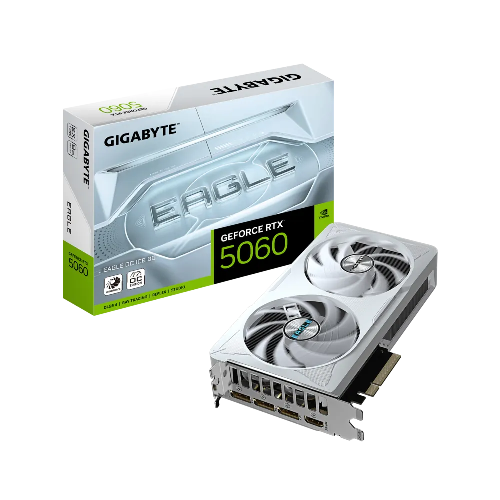 Gigabyte GeForce RTX 5060 EAGLE OC ICE 8GB Graphics Card