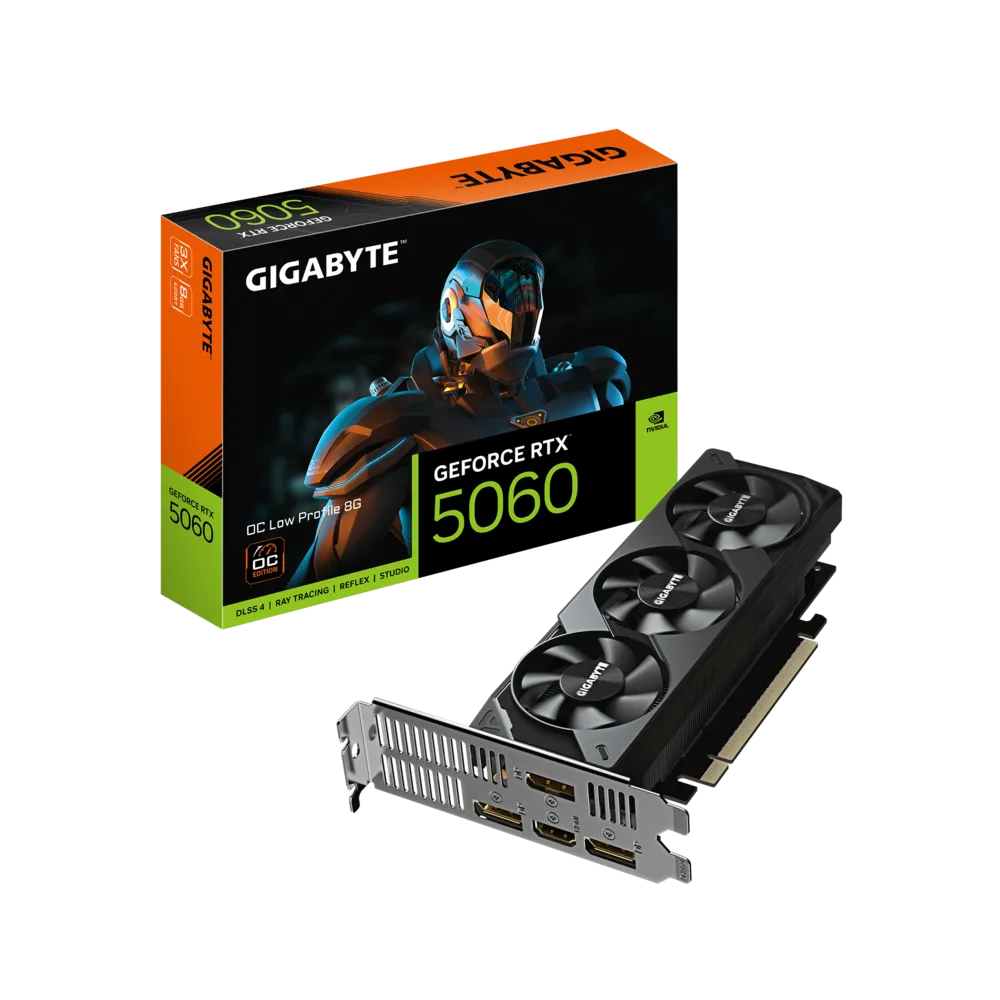 Gigabyte GeForce RTX 5060 OC Low-Profile 8GB Graphics Card