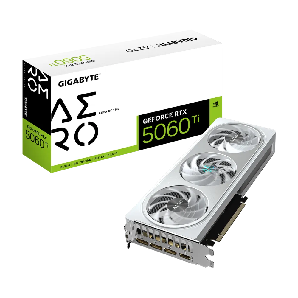 Gigabyte GeForce RTX 5060 Ti AERO OC 16GB GV-N506TAERO OC-16GD
