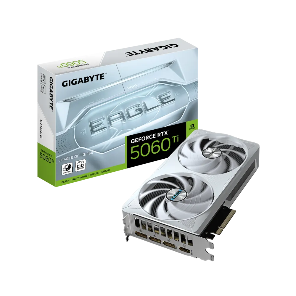 Gigabyte GeForce RTX 5060 Ti EAGLE OC ICE 16GB GV-N506TEAGLEOC ICE-16GD