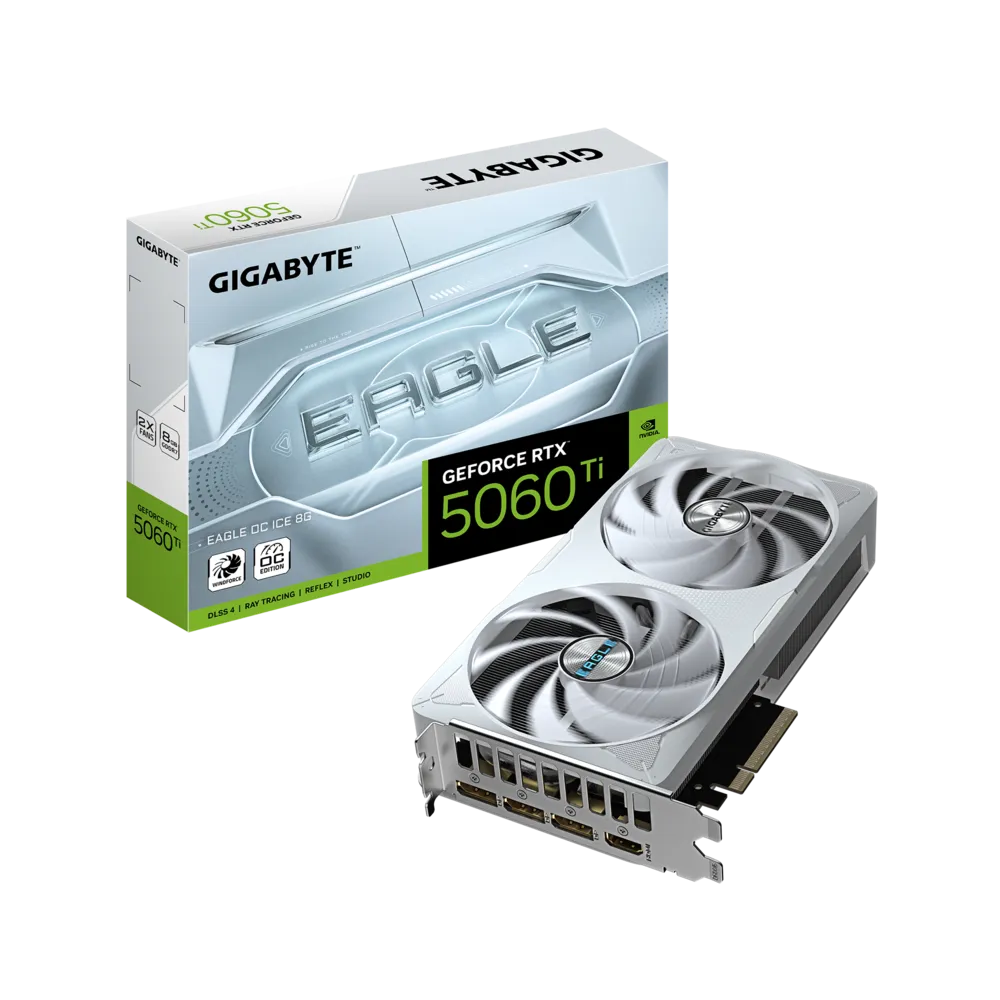 Gigabyte GeForce RTX 5060 Ti EAGLE OC ICE 8GB GV-N506TEAGLEOC ICE-8GD