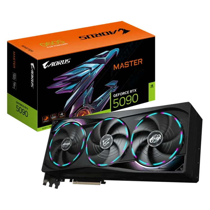 Gigabyte GeForce RTX 5090 AORUS MASTER 32GB Graphics Card - GV-N5090AORUS M-32GD