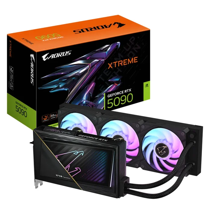 Gigabyte GeForce RTX 5090 AORUS XTREME WATERFORCE 32GB Graphics Card - GV-N5090AORUSX W-32GD