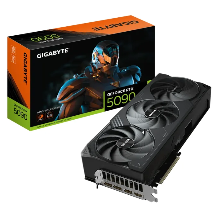 Gigabyte GeForce RTX 5090 WINDFORCE OC 32GB Graphics Card - GV-N5090WF3OC-32GD
