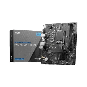 MSI PRO H610M-E DDR4 Motherboard For Intel LGA 1700 CPU - H610M-E PRO DDR4