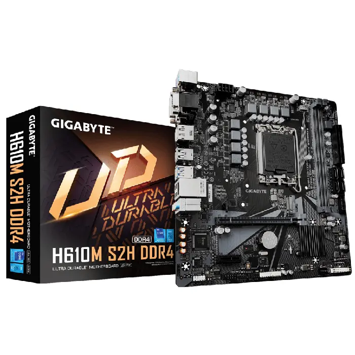 Gigabyte H610M S2H DDR4 Motherboard - RIG-H610M S2H DDR4
