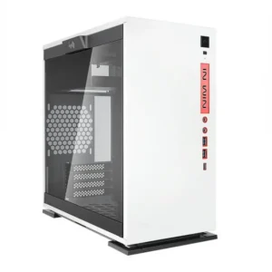 InWin 301C White Tempered Glass Mini Tower mATX Desktop Chassis - I301C-W