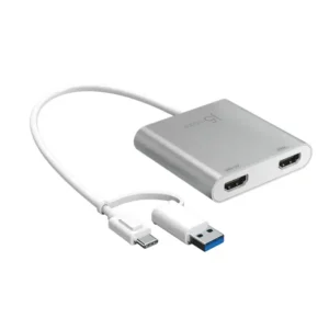 J5create JCA365 type-A/C to 2x HDMi Adapter - JCA365