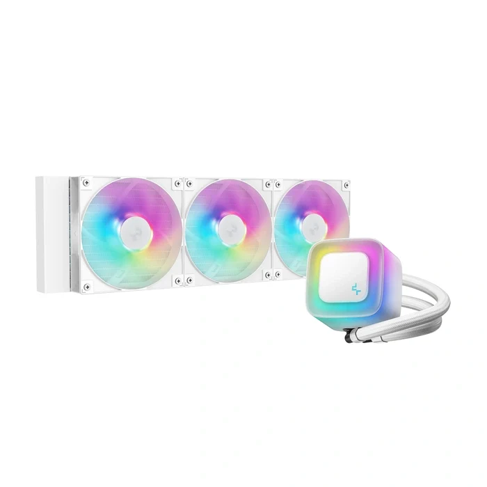 DeepCool LE360 V2 ARGB 360mm AIO Liquid Cooler - White