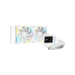 DeepCool LM240 ARGB 240mm AiO CPU Liquid Cooler - White