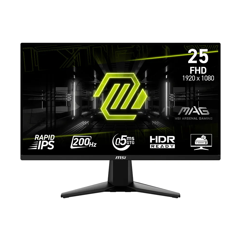 24.5" MSI MAG 255F E20 Gaming Monitor | IPS | 1920 x 1080 FHD | 200Hz | 0.5ms