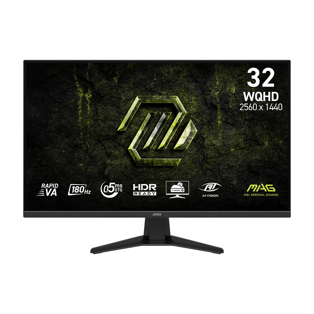 32" MSI MAG 325QF E18V Gaming Monitor | VA | 2560 x 1440 QHD | 180Hz | 0.5ms