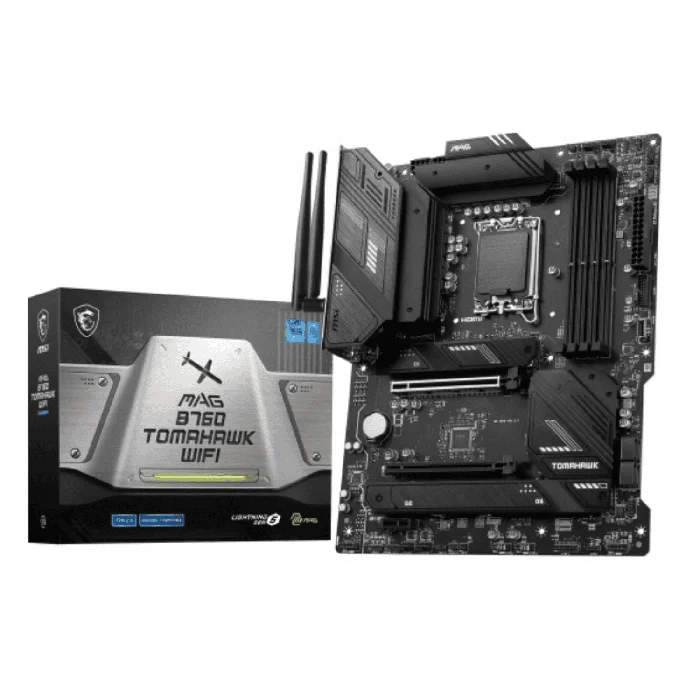 MSI MAG B760 Tomahawk WiFi ATX D5 LGA 1700 Motherboard - RIG-MAGB760TOMAHAWKWIFI