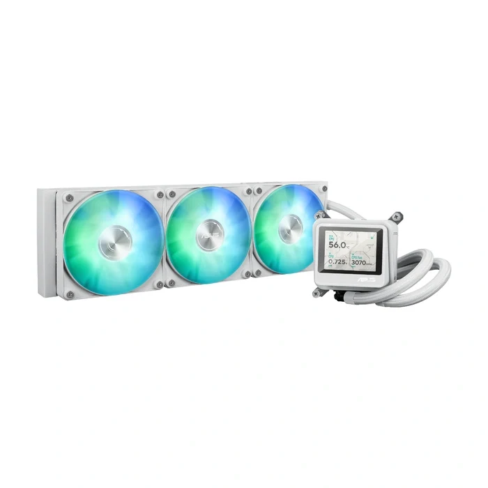 ASUS MAX Gaming LC 360 ARGB LCD All-in-One CPU Liquid Cooler - White