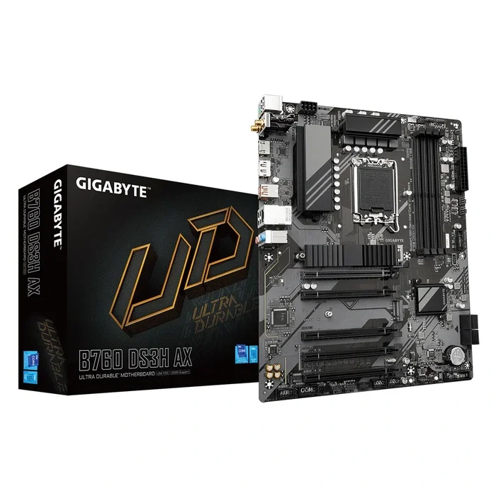 Gigabyte B760 DS3H WiFi DDR5 Motherboard For Intel LGA 1700 CPU