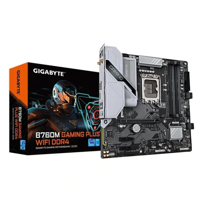 Gigabyte B760M GAMING PLUS WIFI DDR4 Motherboard For LGA 1700 CPU