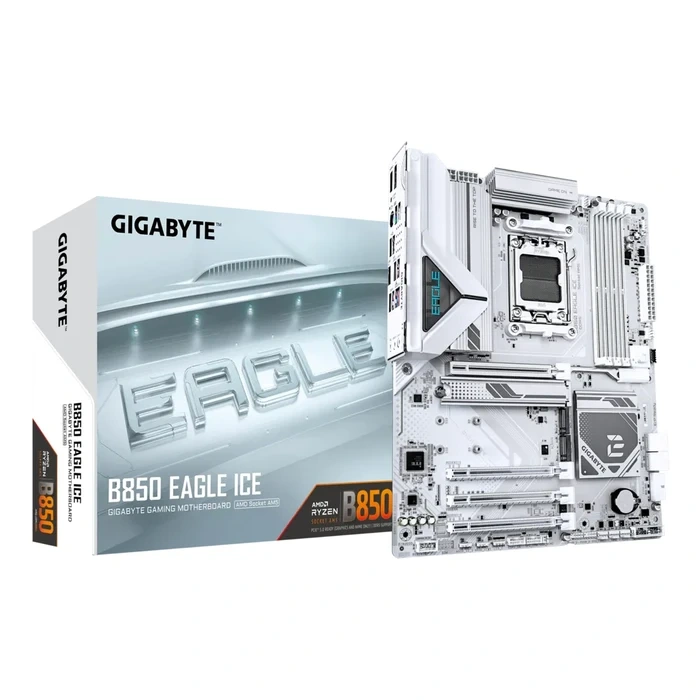 Gigabyte B850 EAGLE Motherboard For AMD AM5 CPU - White
