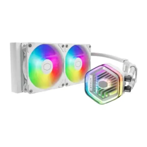 Cooler Master MLX-D24M-A25PZ-RW MasterLiquid 240 Atmos 240mm ARGB White Liquid CPU Cooler - MLX-D24M-A25PZ-RW