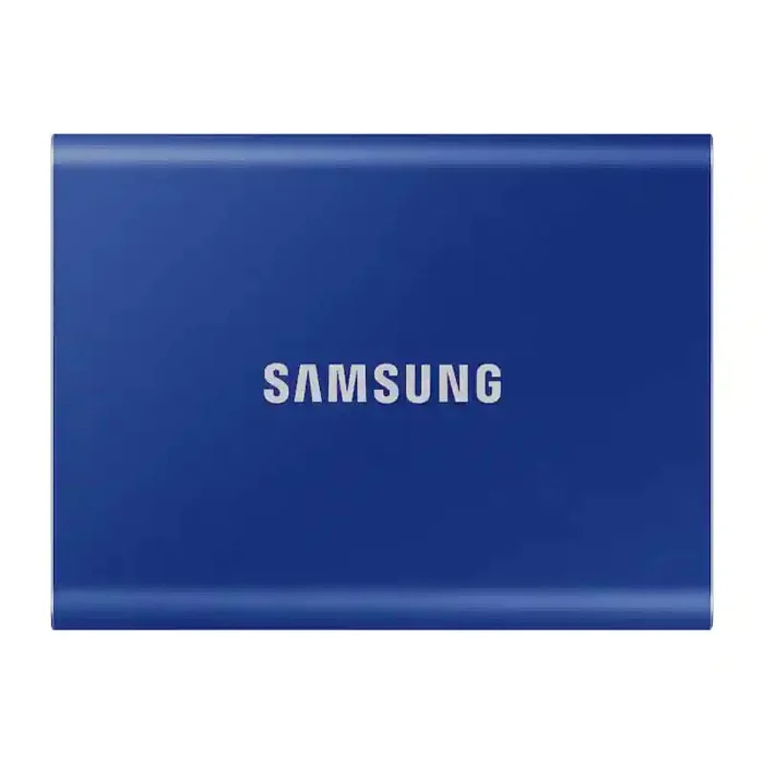 500GB Samsung T7 Blue USB 3.2 External Solid State Drive (SSD) - MU-PC500H