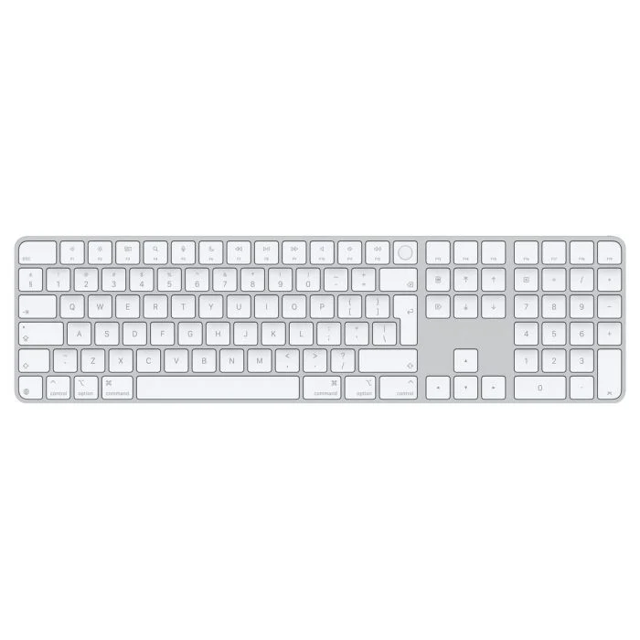 Apple Magic Keyboard With Touch ID & Numeric Keypad | USB-C | White Keys