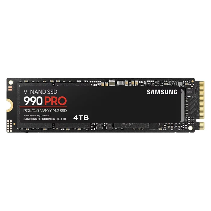 4TB Samsung 990 PRO M.2 NVMe PCIe 4.0 Internal SSD - RIG-MZ-V9P4T0BW