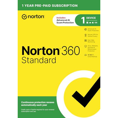 Norton 360 Standard - 1 User