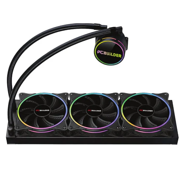 PCBuilder Hydro Chill 360mm ARGB AIO Liquid CPU Cooler - RIG-PCB-LC-HYDRO-C360