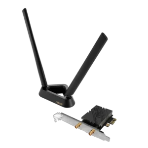 ASUS BE9400 Tri-Band Wi-Fi 7 6GHz PCIe Adapter-Black