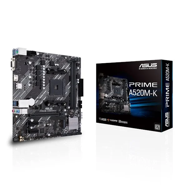 Asus Prime A520M-K Motherboard - RIG-PRIME A520M-K