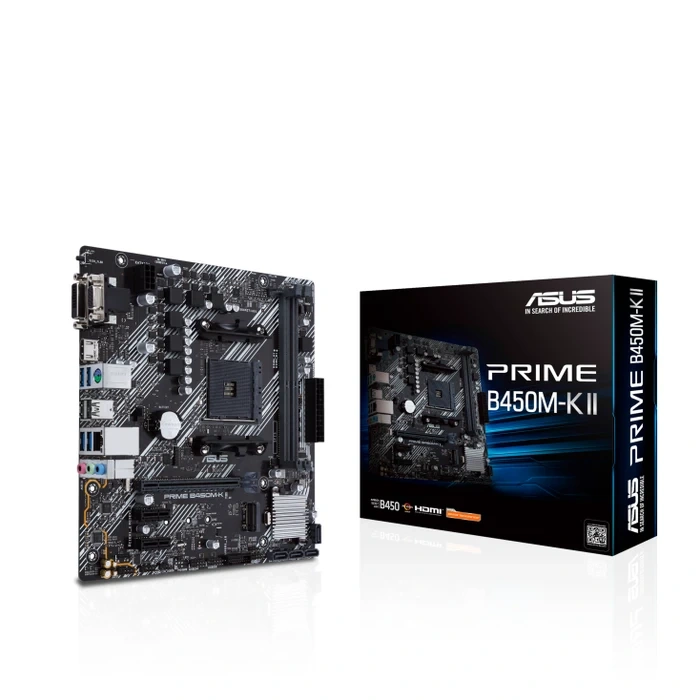 ASUS B450m-KII Motherboard For AM4 CPU