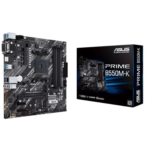 Asus Prime B550M-K Motherboard for AMD AM4 CPU - PRIME B550M-K