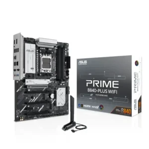 Asus PRIME B840M-PLUS-WIFI Motherboard For AMD AM5 CPU - PRIME-B840-PLUS-WIFI