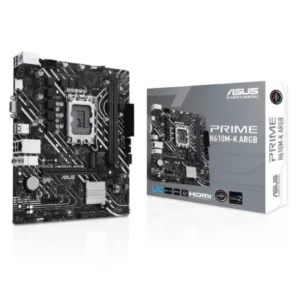 Asus Prime H610M-K ARGB mATX D5 Motherboard for LGA 1700 CPU - PRIME H610M-K ARGB