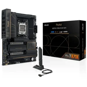 ASUS PROART X870E-CREATOR WIFI AMD X870E Ryzen Socket AM5 ATX Desktop Motherboard - PROART X870E-CREATOR WIFI