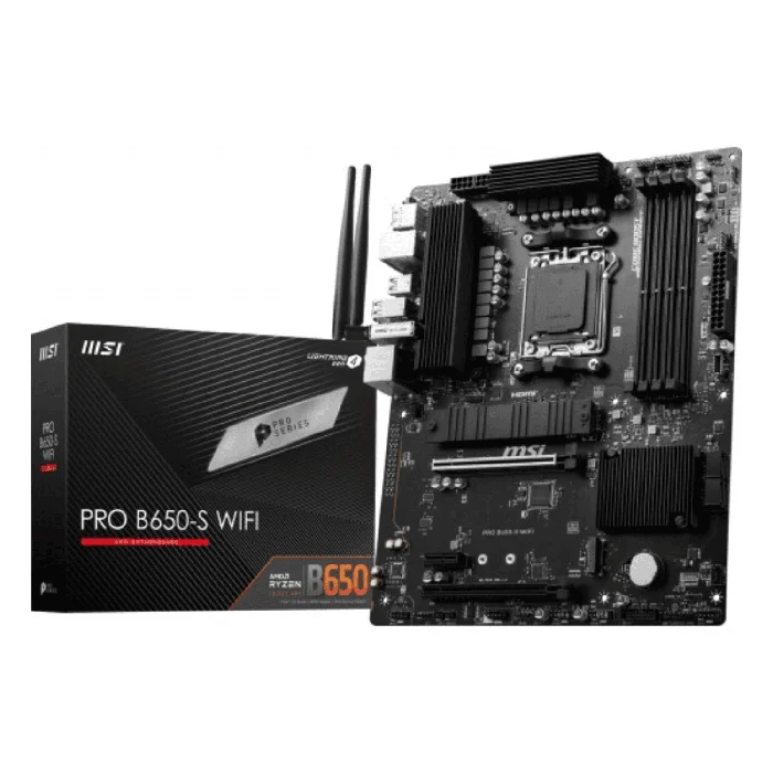 MSI Pro B650-S WiFi ATX D5 AMD AM5 Motherboard - RIG-PROB650-SWIFI