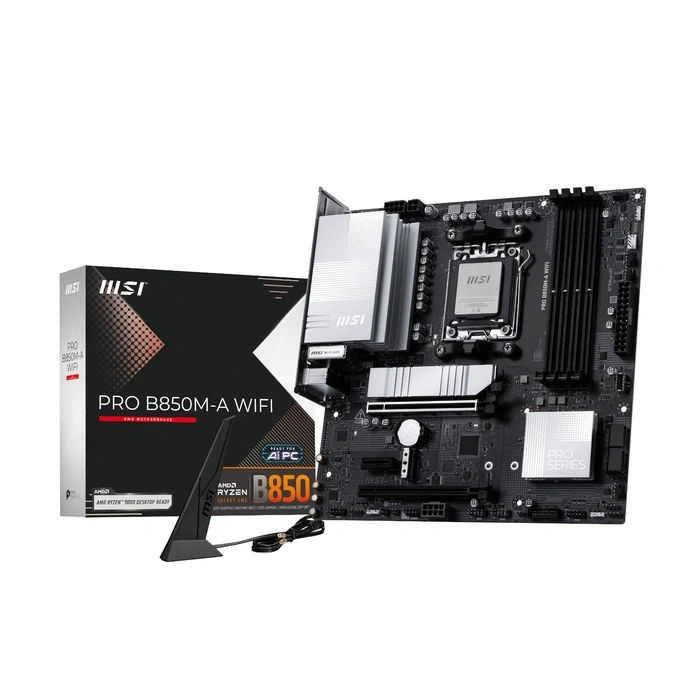 MSI PRO B850M-A WIFI AM5 DDR5 M-ATX Motherboard