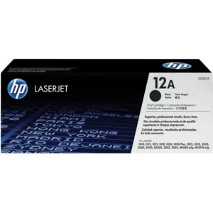 HP 12A LASERJET 1000/3000 SERIES BLACK TONER CARTRIDGE - Q2612A