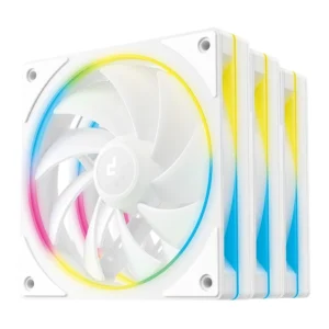 DeepCool FL12 3-in-1 ARGB 120mm Fan 3 Pack - White